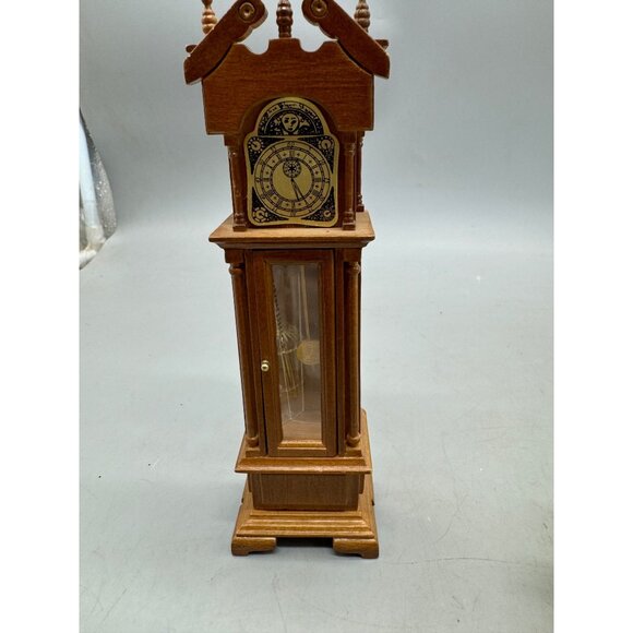 Miniature Dollhouse Accessory Set: Globe Grandfather Clock Birdcage Vases Umbrel - Picture 2 of 7